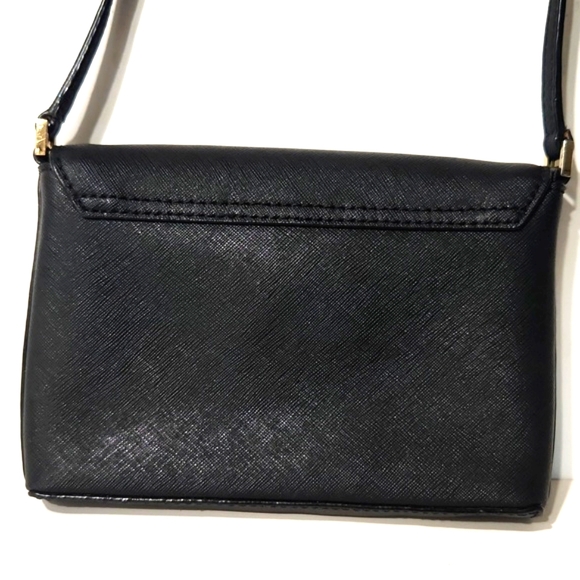 Kate Spade Newbury Lane Black Leather Mini Crossbody Bag - Picture 13 of 15